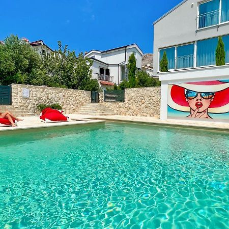 Apartment Baska Mit Poolarea - Krk, Kroatien Eksteriør bilde