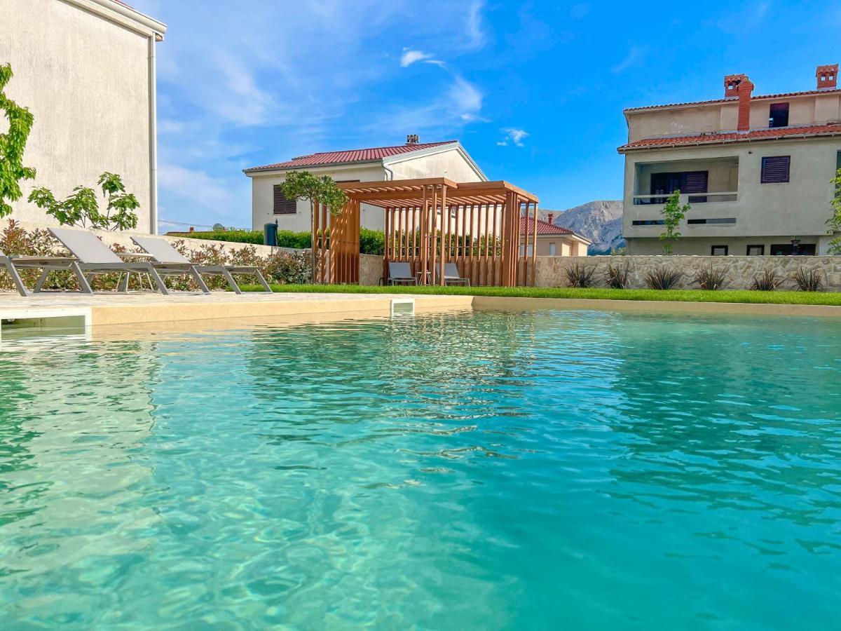 Apartment Baska Mit Poolarea - Krk, Kroatien Eksteriør bilde